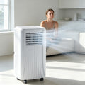 Mlyyydss Mobiele airco Draagbare airconditioner 12000 BTU 4-in-1, inclusief raamkit 12000BTU, met koeling, ontvochtiging en ventilatie, stille airco