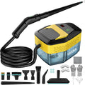 Granarbol Stoomreiniger 2500 W professionele, 15 seconden verwarming, met 18 stuks reinigingsset en verlengstang, handapparaat, handstoomreiniger