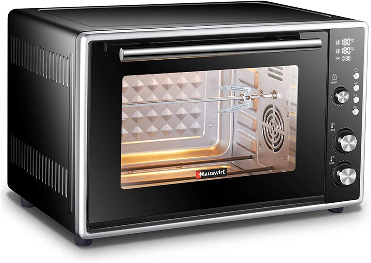 Rkyrrki Mini-oven Oven Enkele Ventilator Roestvrij Staal Een Energie Rating, Roestvrij Staal Ideaal, voor Roosteren, Bakken Esthetisch en praktisch