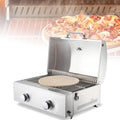 Pizzamaker Kjzqxyx Commerciële Gas Pizza Oven, 360 Graden Uniforme Temperatuur, Aanrecht Pizza Maker, Bakken Apparatuur, Voor Restaurant Thuis