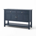 Holz-Sideboard Dunkelblau 110x35x85 cm