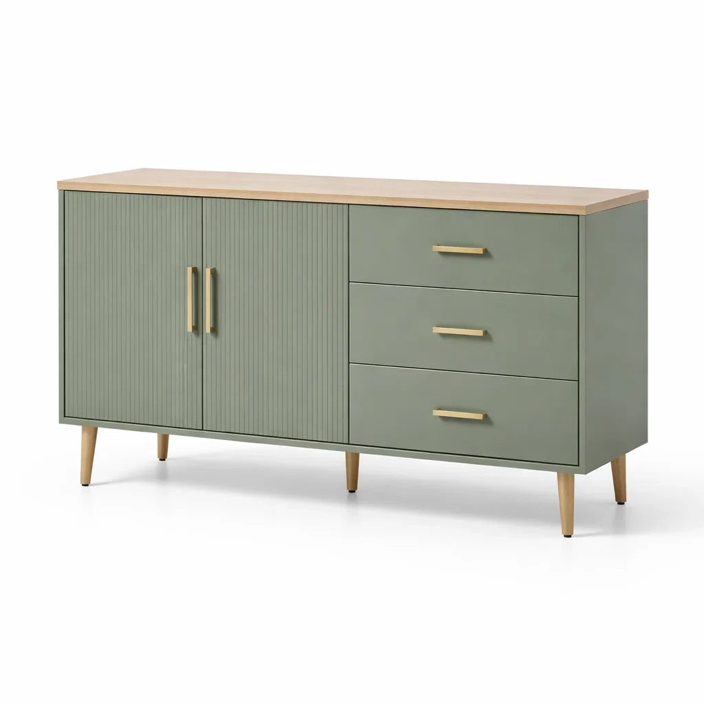 Sideboard MDF Grün 120 cm