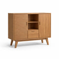 Sideboard Holz mit Regal und Schublade 120x40x90 cm