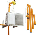 Hijsklemm Krachtige airconditioning-montageset, met buitenkraan, kabelrol en touwen, voor veilig optillen, complete oplossing