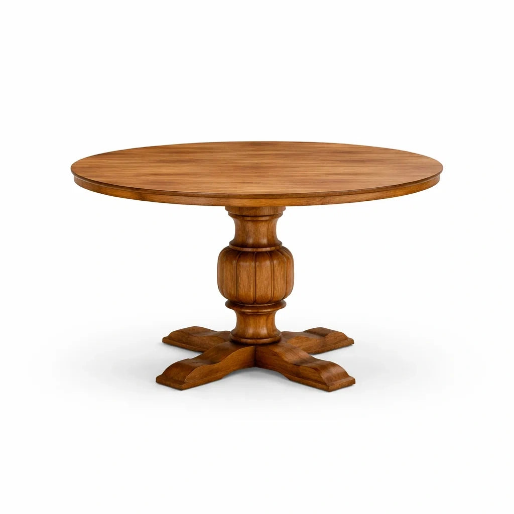 Runder Tisch aus Holz 120 cm