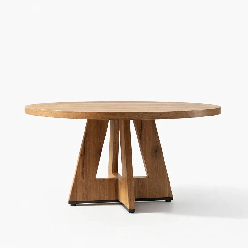 Runder Esstisch aus Holz Ø 120 cm