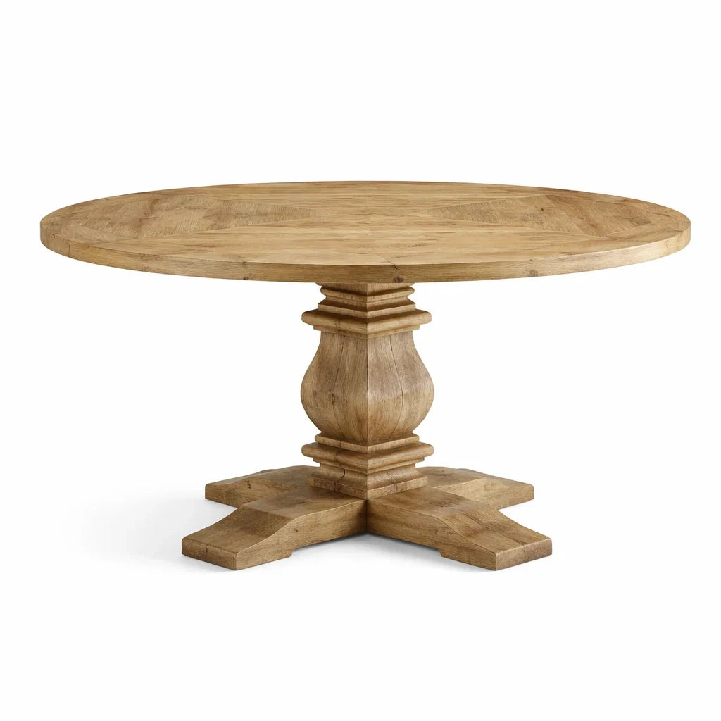 Runder Esstisch aus Holz, Durchmesser 120 cm