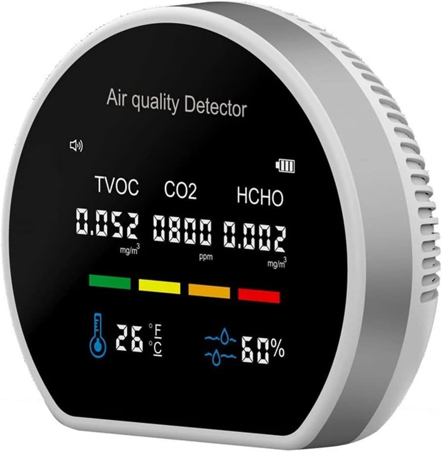 Binnenthermometer Mfjghu Jfdbgu CO2 Monitor Luchtkwaliteit Monitor Wandmontage
