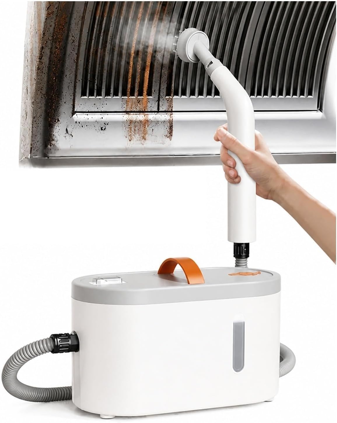 Amrttwy Stoomreiniger Stoommopreiniger, Handbediende stoomreiniger, voor hoge temperaturen, keukenkap