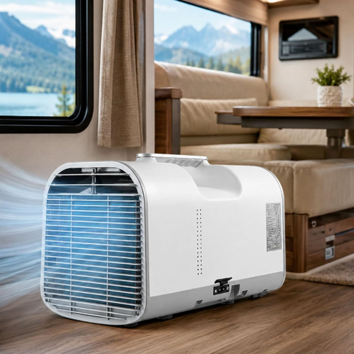 ErShangMao Mobiele airco Draagbare Airconditioner, 42 Db Slaapstand, 16-32°C AC1500W, In-1 Koeling, Mobiele Airconditioner, Camping, Voor Camper