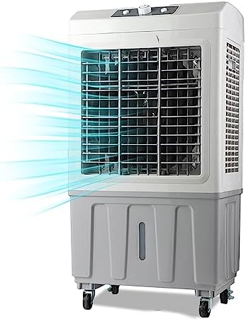 Mobiele airco Industriële airconditioner, 3 snelheden instelbaar, Koeling, met hoog luchtvolume, verdampingskoeler, voor fabrieken en grote ruimtes