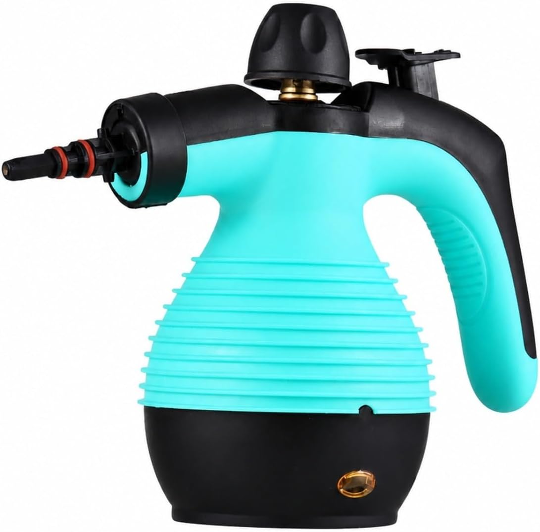 Poahncu Stoomreiniger, Draagbare handbediende stoomreiniger 1050W multifunctionele hoge temperatuur reinigingsmachine 9PCS accessoire, Voor thuis