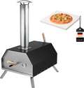 bremermann Pizzaoven, bremermann Pizzaoven incl. pizzasteen 30x2x30 cm // voor briketten, kolen, pellets