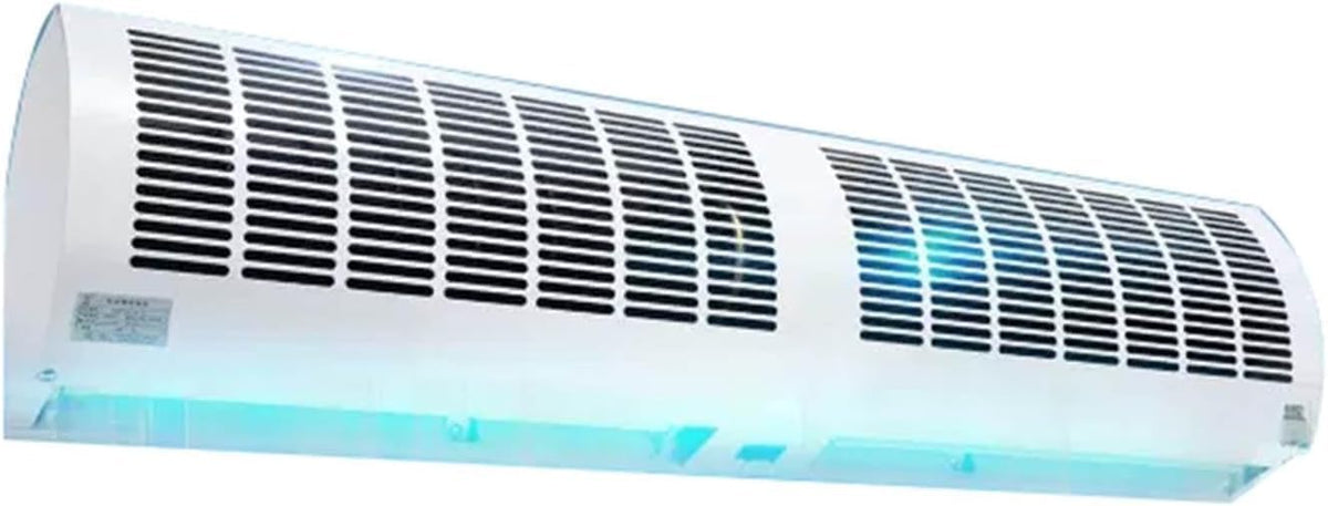 LoiYtrd Wand-airconditioner Ultradun luchtgordijn, voor thuis Wandgemonteerd luchtgordijn luchtvolume Luchtgordijnknop + afstandsbediening(60cm)