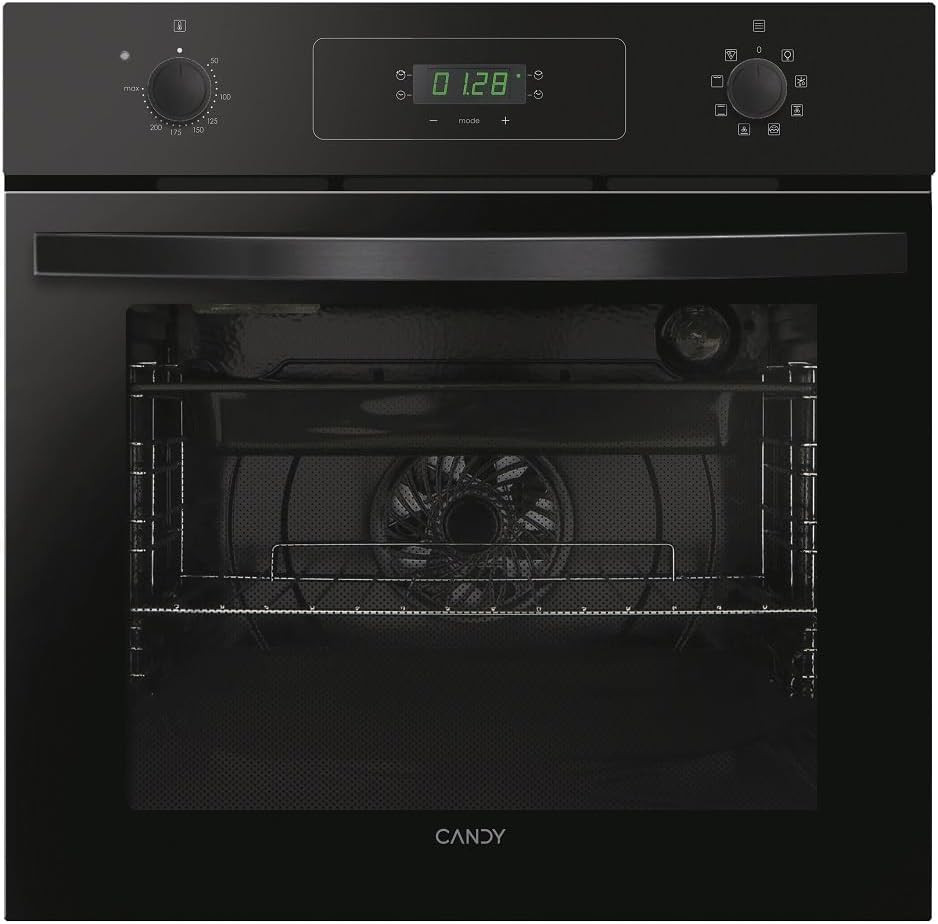 Candy Ventilator Idea Fidcp N615 L Multifunctionele oven, 65 l, 1 bakplaat en 1 rooster, 8 functies, radiale ventilator, aquactieve reiniging