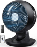 Ventilator DREO - 3D-oscillerende kamerventilator, met 8,8 m/s bij 22 dB stil, 90° oscillatie, 9 snelheden en, intelligente app/spraakbediening