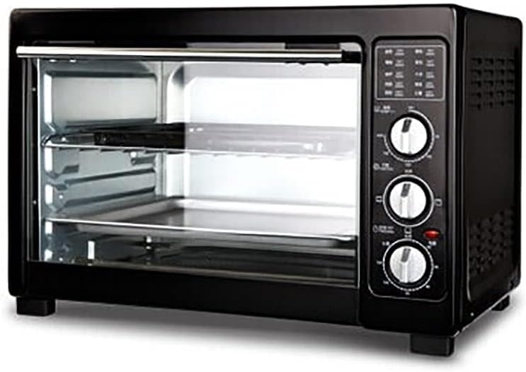Zyjix Mini-oven Elektrische Oven, Multifunctionele Desktop Koken En Bakken Draagbare Oven - 38l, Met Grote Capaciteit, Timing Temperatuurregeling