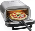 Macom Pizzaoven Just Kitchen 884 Professionele, 32 cm, 1700 W, bakt in 2 minuten, verwarmd tot 400 graden, professionele pizzaoven