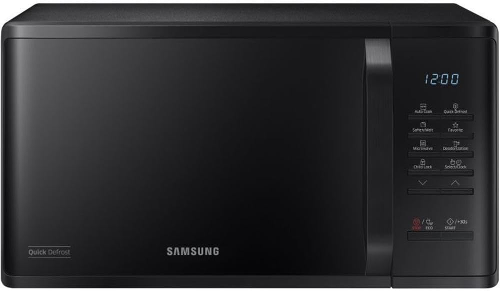 Samsung Magnetron MS23K3513AK, 23 l, 800 W, Aanrecht, Solo-magnetron, Ingebouwd display, LED