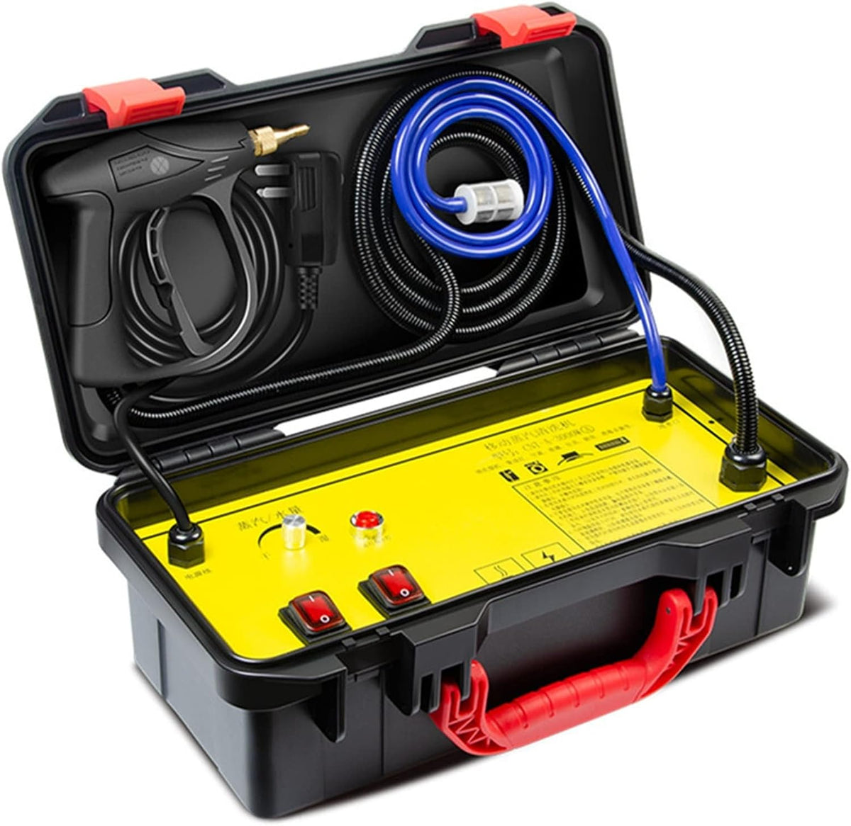 Faxioawa Stoomreiniger Handbediende 3000 W elektrische 4,5 bar, voor thuisgebruik Voegtegel Autodetaillering