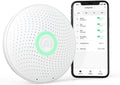 Airthings Luchtkwaliteitsmeter 2930 Wave Plus, met CO2-, Radon- en luchtkwaliteitsmonitor, VOC-, luchtdruk-, vochtigheids- en temperatuurdetector