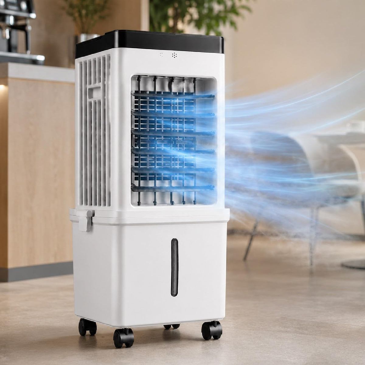 Mobiele airco Sushangmao / 3, In-1 Luchtkoeler, Met 15l, 4 Koelelementen, 3 Snelheden, Oscillatiefunctie En 15, Afstandsbediening En Touch, Tank