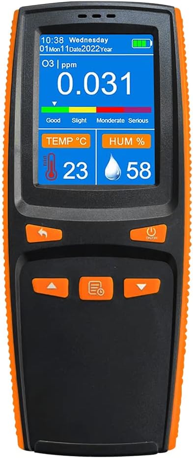 Vislone Luchtkwaliteitsmeter Draagbare Ozon Analyzer Multifunctionele O3 Ozon Meter