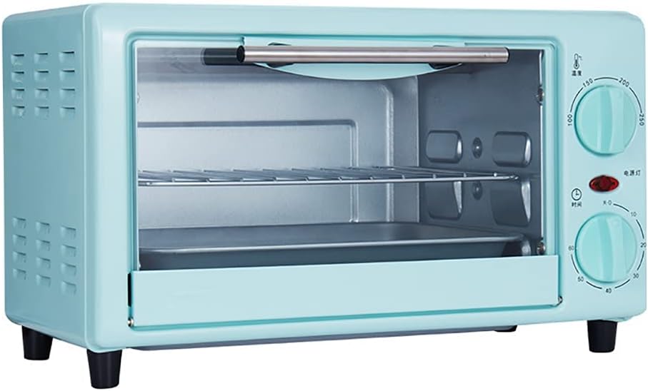Oifaodao Mini-oven Een klein bakje, Elektrische oven, met drukknop, convectie, kleine elektrische, voor huishoudelijk gebruik, keukencadeaus