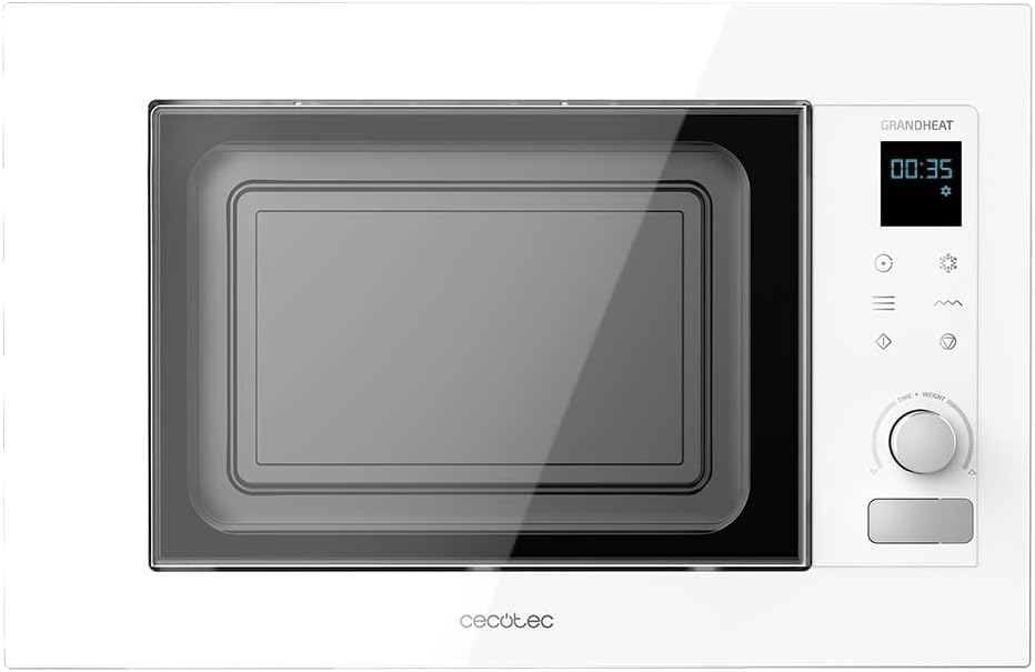 Cecotec Grill Ingebouwde Magnetron Digitaal Grandheat 2090 Ingebouwd, 20 liter, 5 niveaus, 8 vooraf ingestelde functies, Timer, Touch