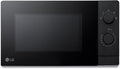 LG Magnetron MS2082F, 700 W, 44,5 x 25,8 x 34,5 cm, 20 liter, 5 standen, zwart, mechanische bediening