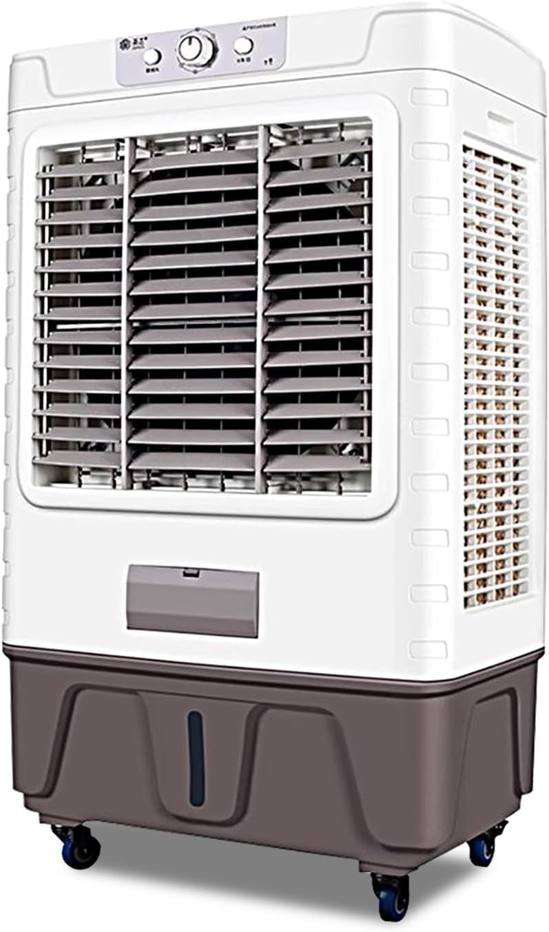 Sxpypiz Mobiele airco Industriële airconditioner, 4 wielen, 30 liter watertank, 3-in-1 mobiele airconditioner, draagbare koeler