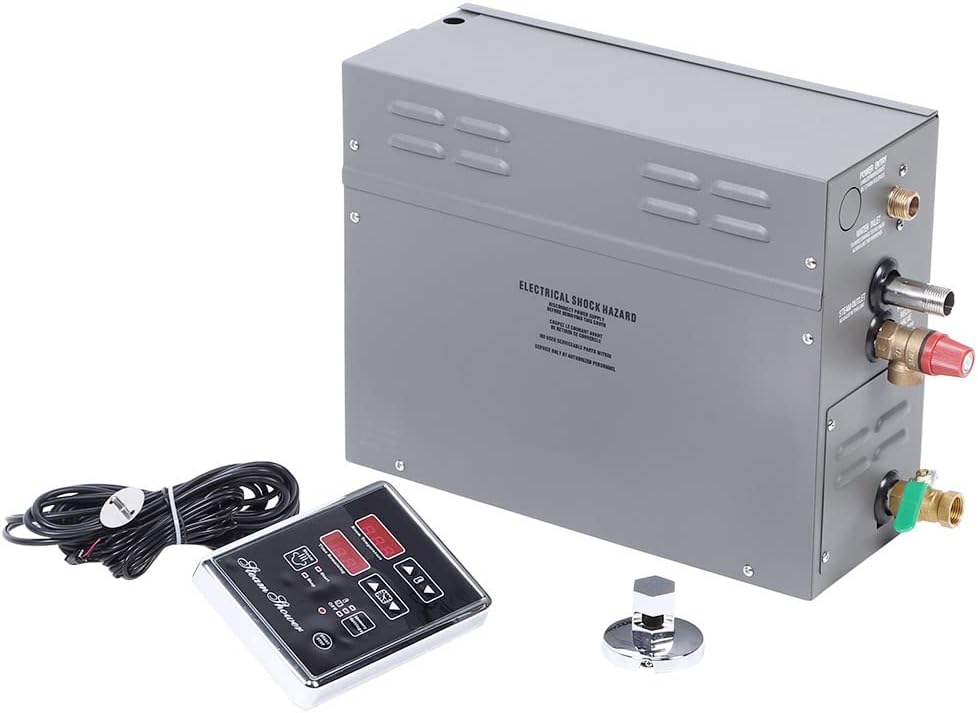 Onderdel Aumotop Elektrische Saunastoomgenerator, 6 KW Stoomboot, voor (Europese 220V), met Aanraakbedieningspaneel en LED-display