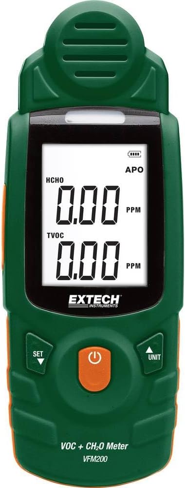 Extech Luchtkwaliteitsmeter VFM200 VOC- en Formaldehydemeter, Luchtkwaliteitsmonitor
