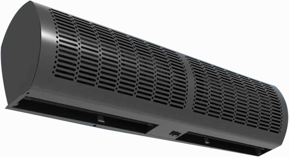 Ventilator Baiyun Luchtgordijn, met afstandsbediening (0,9 m/1,2 m/1,5 m) (Size : 1.2m), zwart, voor wandmontage, voor commerciële winkels