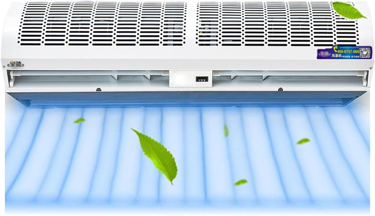 Mfydpp Ventilator Luchtgordijn, Op Kantoor En In Commerciële Gebouwen(Color:120cm), Voor Binnen, Industrieel Luchtgordijn, Laag Geluidsniveau