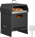 Outsunny Pizzaoven 3-in-1 Buitenpizzaoven houtgestookte oven, met 2 lagen