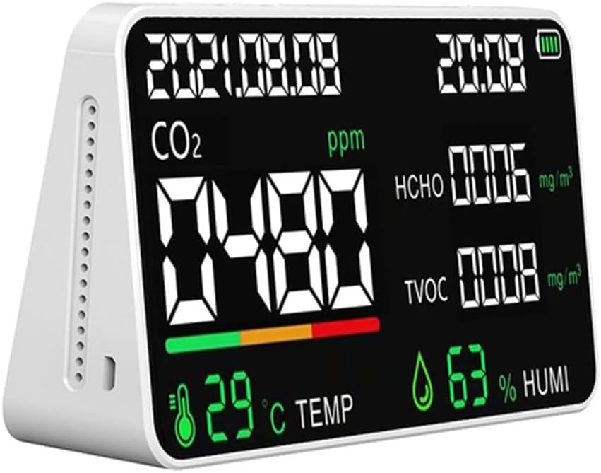 Mfjghu Binnenthermometer Jfdbgu Kooldioxide Meter Multifunctionele Monitor