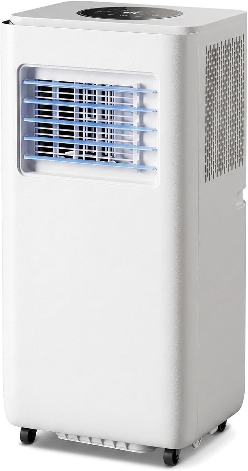 Huanqin Mobiele airco Compacte Vrijstaande, 24U Timer, Style 2, Stille Binnenunit, Handbediening