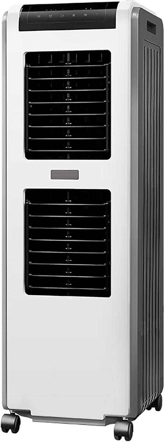 Mobiele airco Industriële airconditioning Draagbare luchtkoeler, 4 wielen, 30 liter watertank, 3 in 1 mobiele airconditioners, voor thuis/kantoor ()