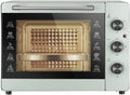 Rkyrrki Mini-oven Broodrooster, elektrische oven, bakken, multifunctioneel, grote capaciteit, desktop-taartoven, convectie, werkblad-broodrooster
