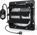 Aygrochy Ventilator 300 mm regelbare afvoerventilator, 1650 m3/u, industriële wandventilator, ventilatie en koeling, voor kassen