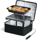 Mini-oven Hot Logic Hotlogic Mini draagbare elektrische lunchbox - innovatieve, opwarmen en houden uw eten warm - zwart (12V)