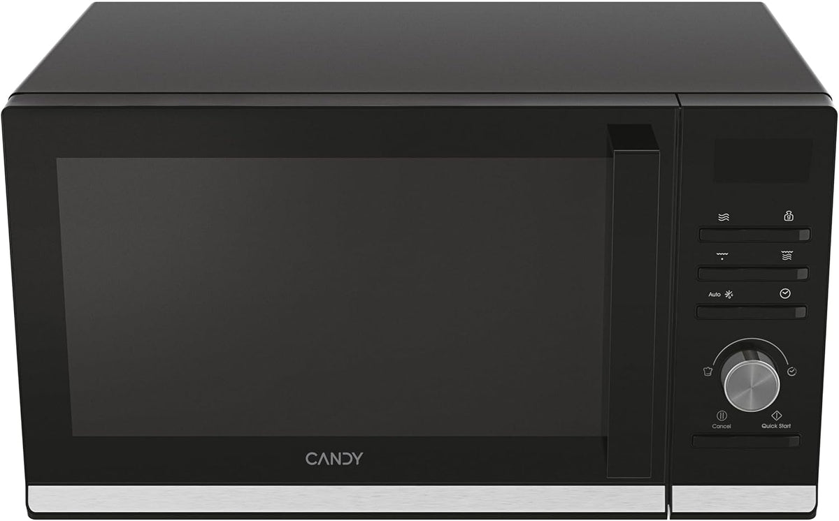 Candy Grill New Timeless CMGA25TNDB magnetron, 25 l, 1400 W, bord 27 cm, 6 standen, 8 functies, zelfreiniging, app, zwart, met grill, digitaal