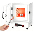 Yudingkvn Kookplat Elektrische oven 2000W compacte tafeloven, voor het maken van sieraden, metalen gietwerk tafelblad moffel