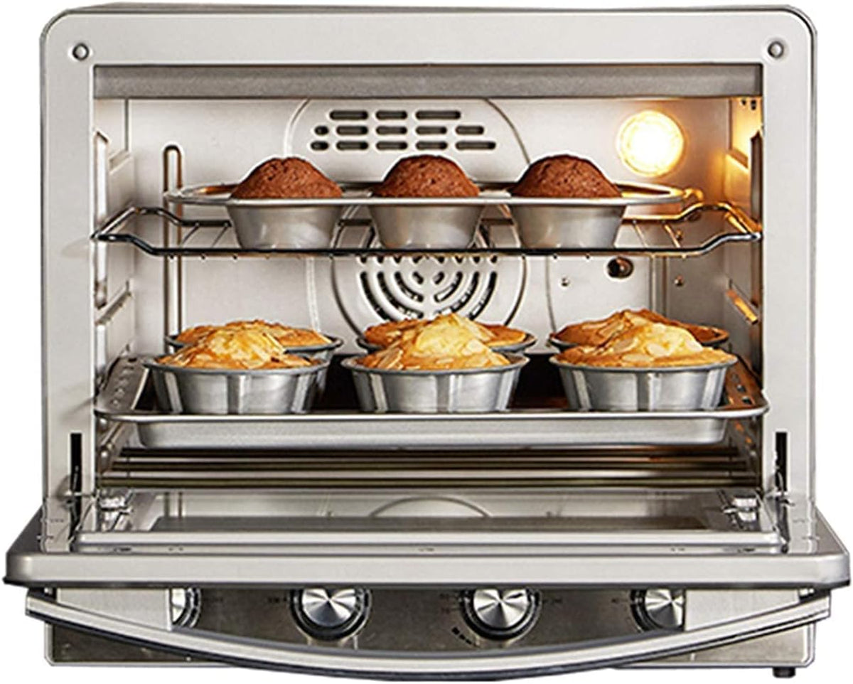 Mini-oven Rkyrrki Oven Enkele Ventilator Roestvrij staal Een Energie Rating, Roestvrij staal Esthetisch en praktisch