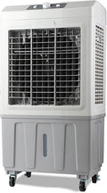 Pshcee Luchtbevochtiger Luchtkoeler, 10000 CFM Buitenluchtkoeler, 6 IJspakken, 70L/18 Gal Watertank, 3 Windsnelheden, met Verdamping