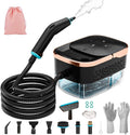Stoomreiniger Bestbuy8 Handstoomreiniger, 4 bar onder druk stoomreiniger, met 11 accessoires, 15s snelle opwarming en 6 niveaus instelbaar, vet, bank
