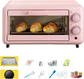 Gdhkddfl Mini-oven Slimme, 10L Intelligente Timing Temperatuurregeling Elektrische Mini Oven, Geschikt, Inclusief Bakpan Grillrek, voor Thuis Bakken