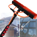 Gthtuhfd Raamtrekker Gereedschapsset, 30cm-7.2M/24FT, Voor Ramenreiniging, Watergevoede Telescoopsteelset, Gecombineerde Ramenwasser, Auto