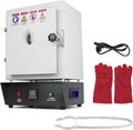 Mobiele airco Elektrische oven dempen oven, maximale temperatuur 1150 °C, 1500W compacte tafeloven, voor sieraden maken, metalen gieten